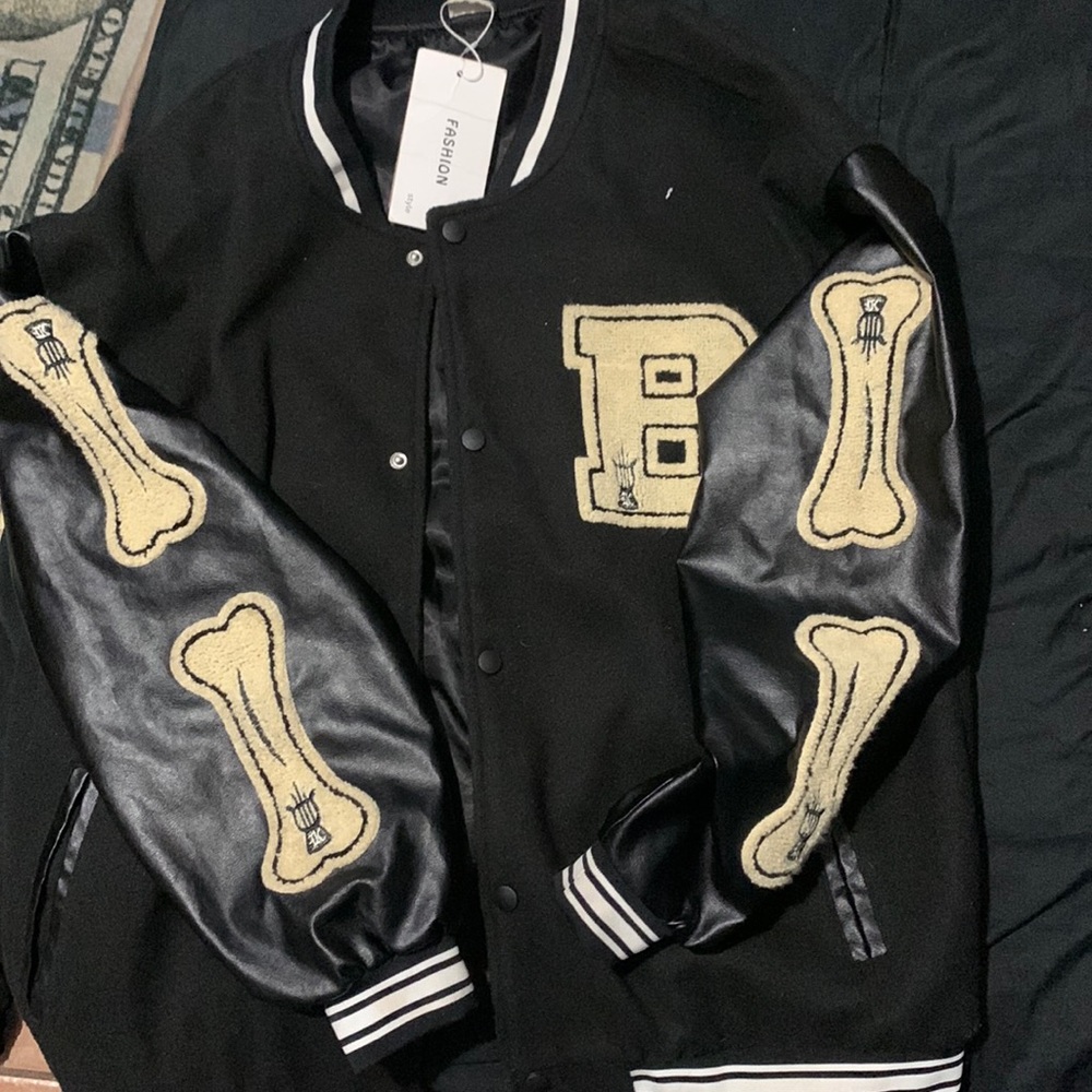 AELFRIC EDEN BONES VARSITY JACKET